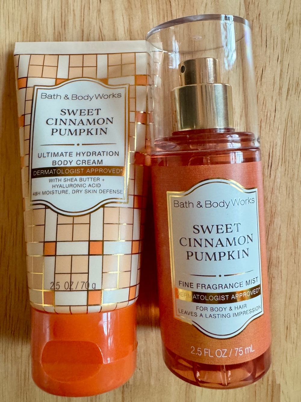 Bath &Body Works Sweet Cinnamon pumpkin Set